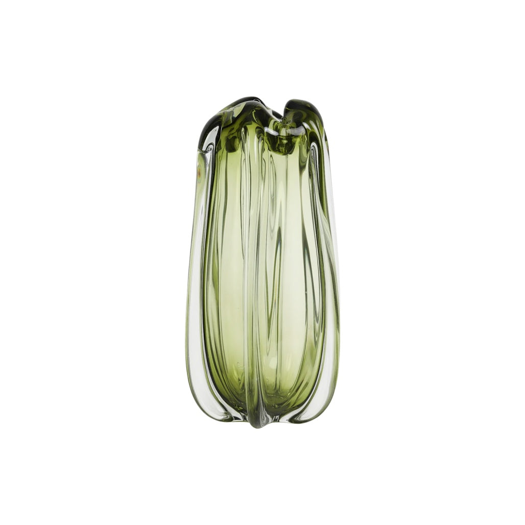 Vase en verre soufflé pour décoration intérieure - 25 x 10 x 30