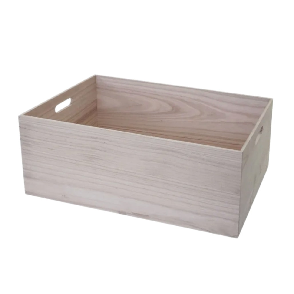 Boîte de rangement en bois pour diverses utilisations - 30 x 20 x 15